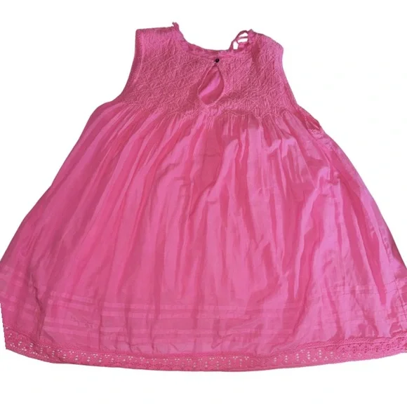 Free People Shea Solid Mini Dress in Sugar Magnolia EUC - Picture 4 of 8